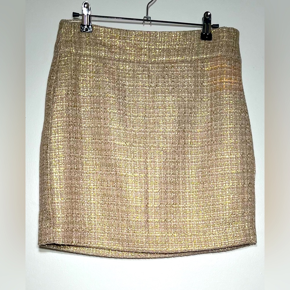 Banana Republic Gold Brocade Skirt - Size 6